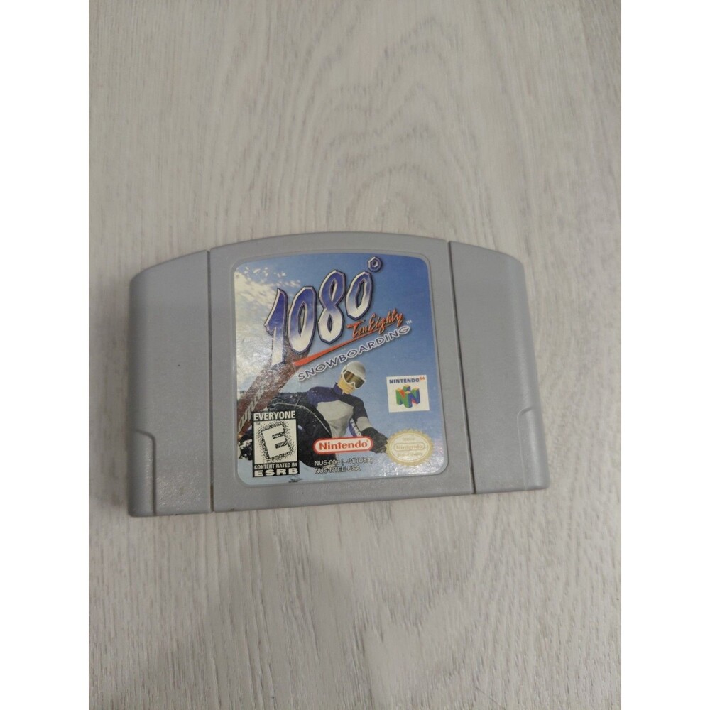 1080 Ten Eighty Snowboarding Nintendo 64 Authentic Video Game Pak Tested
